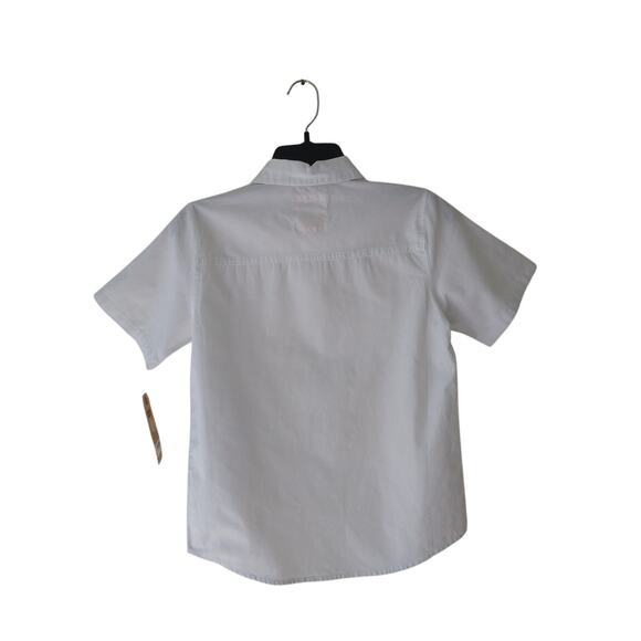 NWT Levi's Shirt Button Down Short Sleeve White M - Picture 4 of 11